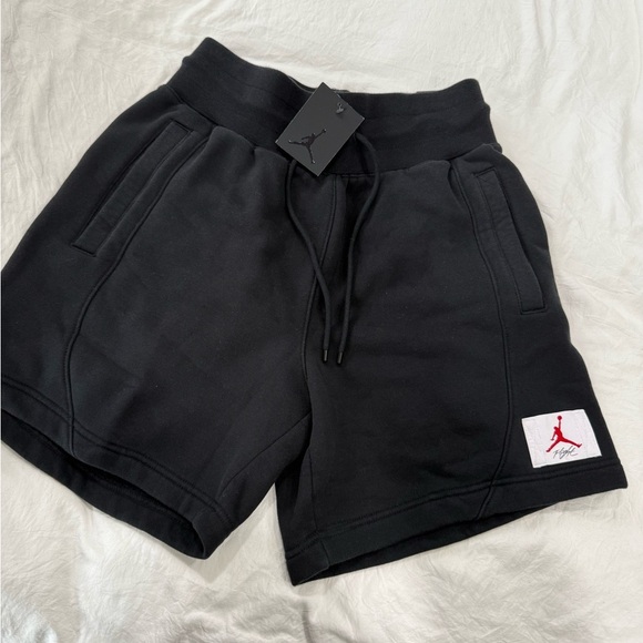 Jordan Black Shorts with Red Emblem - Picture 4 of 13